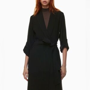 Babaton Kahlo Long Robe, Black, Size Small